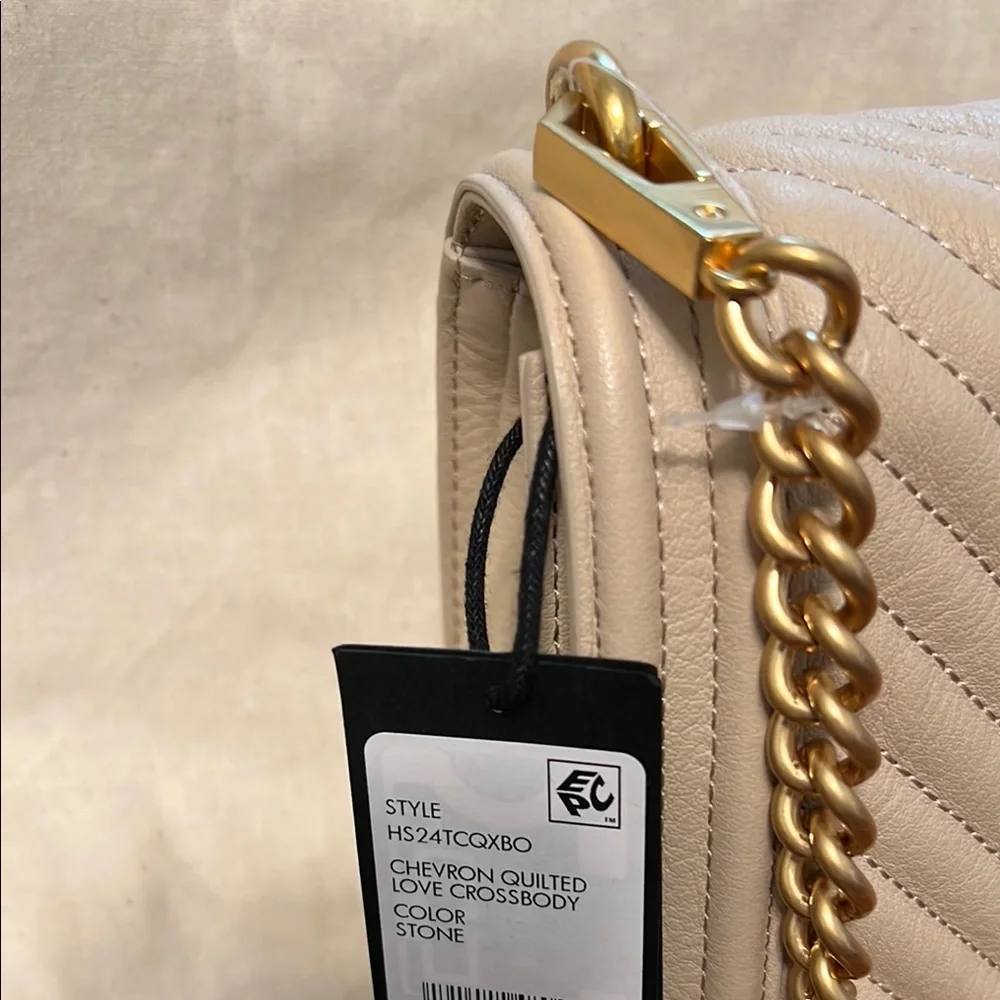 Rebecca Minkoff Cream and Gold Crossbody Bag leather - Picture 2 of 8